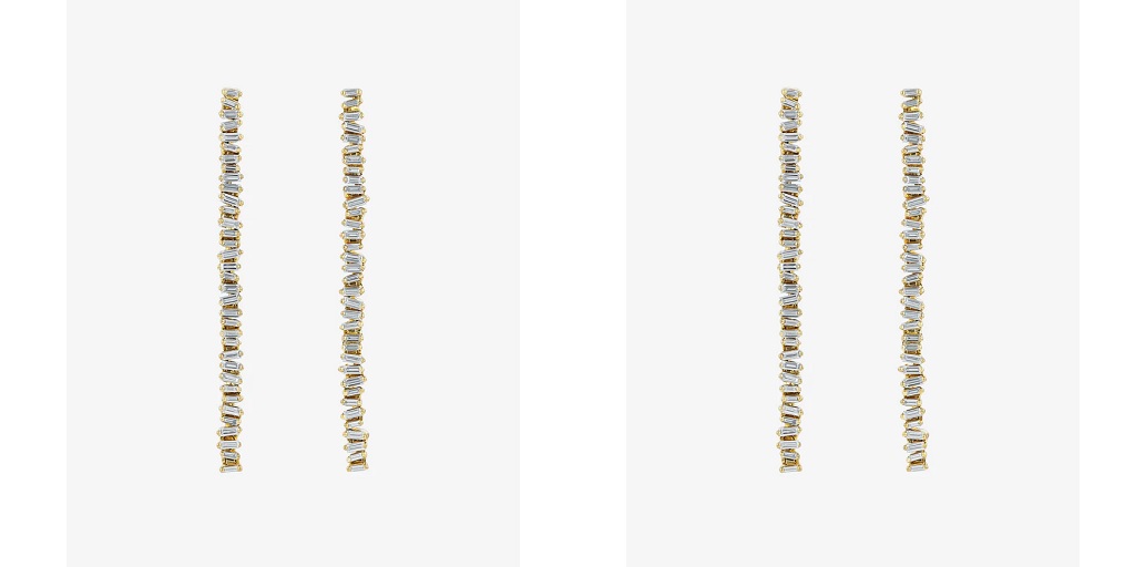 Baguette Diamond Earrings