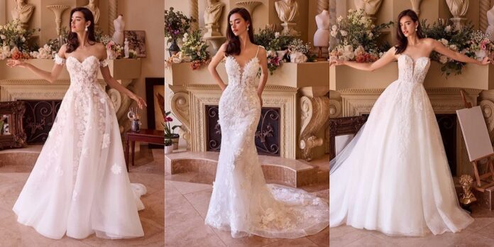 ethereal wedding dress