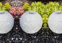 How a Granite Sphere Fountain Defines Architectural Space