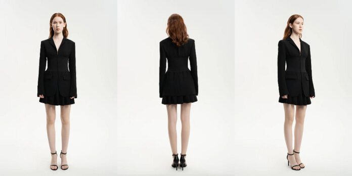 women’s black trench coat